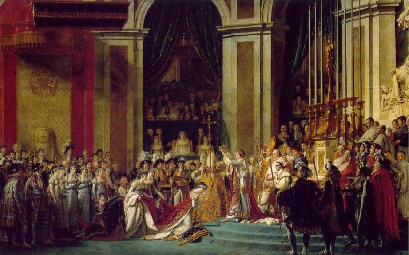 Jacques-Louis David The coronation of Napoleon and Josephine (mk02) China oil painting art